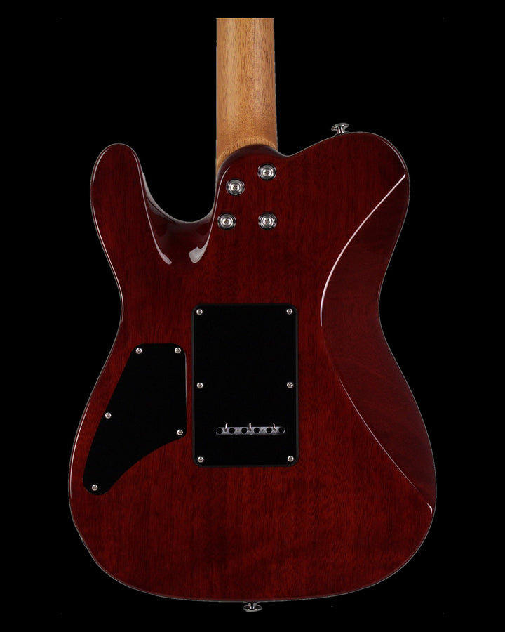 Suhr Select Modern T Mahogany Faded Trans Whale Blue Burst - Gearhub