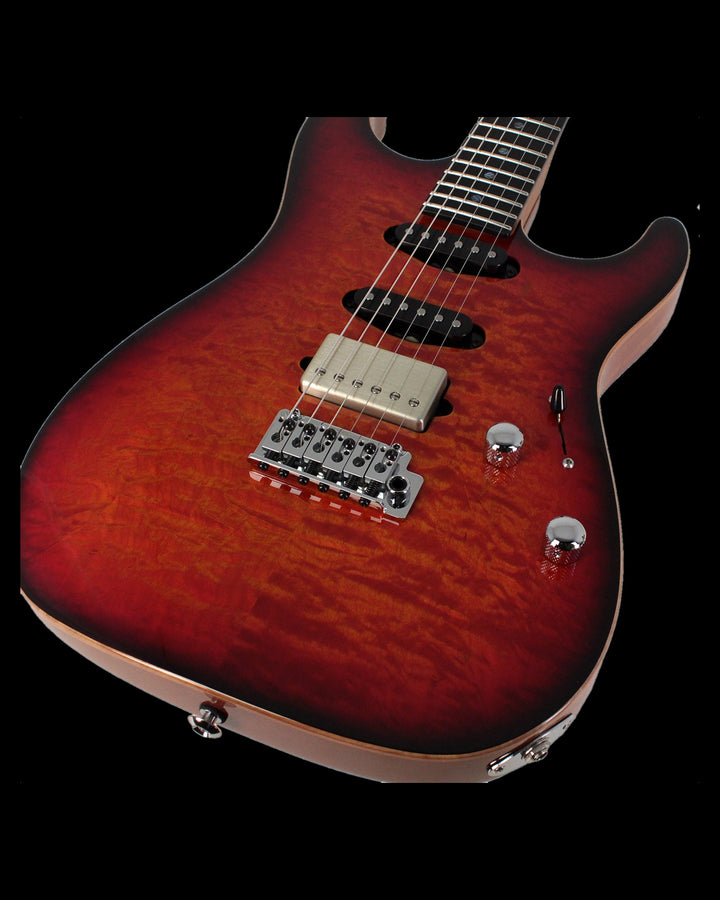 Suhr Select Standard Mahogany HSS Quilted Inferno Burst - Gearhub