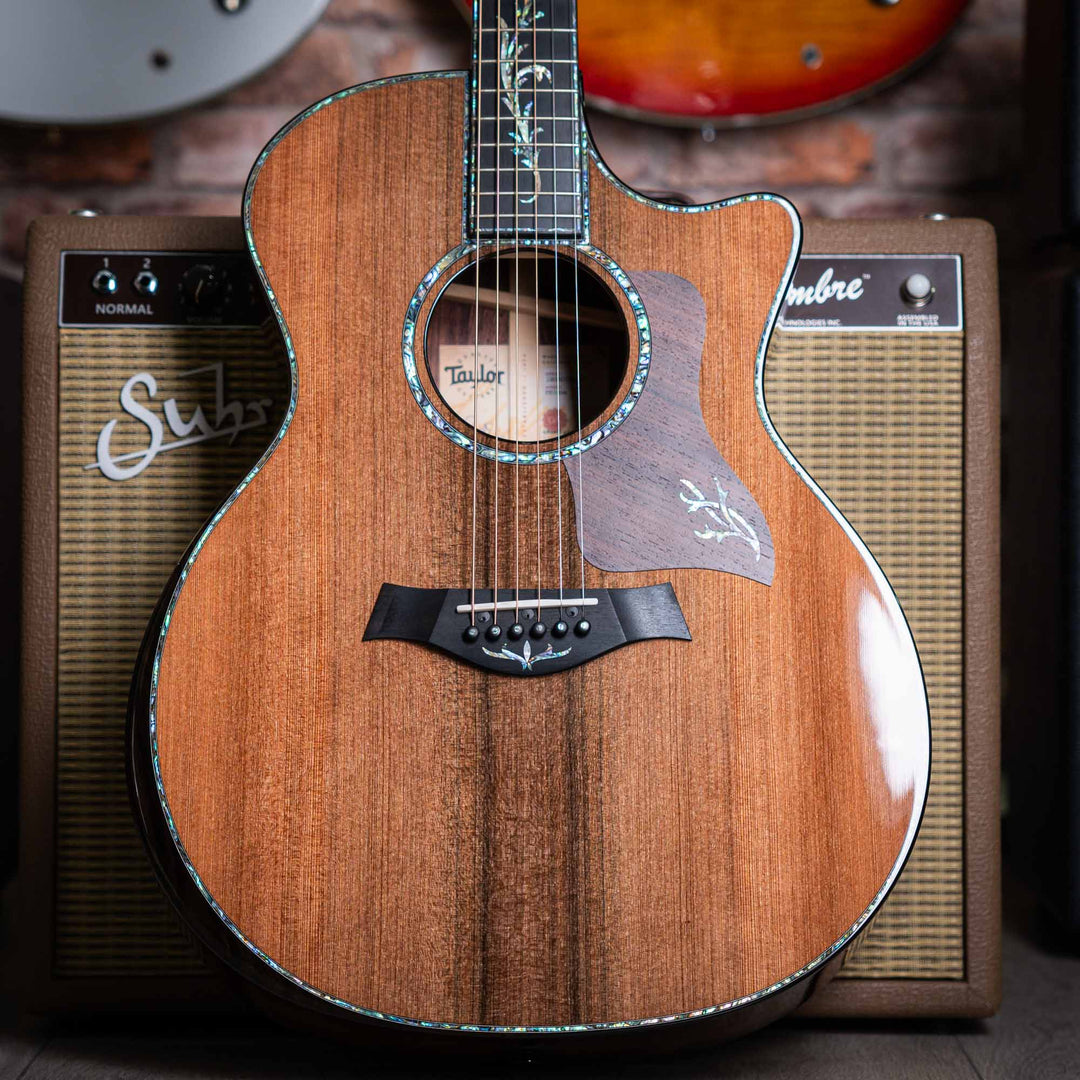 Taylor PS14CE Honduran Rosewood & Sinker Redwood - Guitarra Electroacústica | La Serie de Presentación ofrece una selección siempre cambiante de maderas de alta calidad, y para este Grand Auditorium PS14ce, hemos optado por un hermoso conjunto de palo de