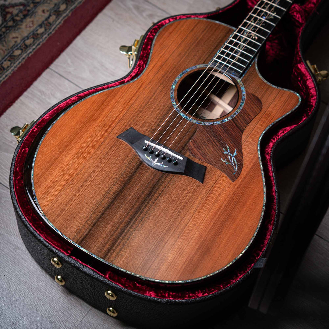 Taylor PS14CE Honduran Rosewood & Sinker Redwood - Guitarra Electroacústica | La Serie de Presentación ofrece una selección siempre cambiante de maderas de alta calidad, y para este Grand Auditorium PS14ce, hemos optado por un hermoso conjunto de palo de