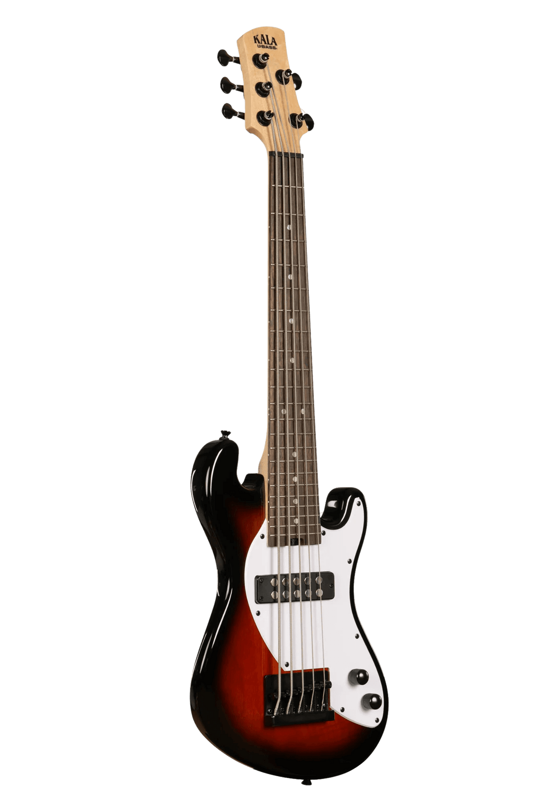 Ubass Kala Solid Body 5-String Tobacco Sunburst - Bajo Eléctrico | Inspirado en la serie original California U•BASS®, este innovador bajo de escala corta ofrece una nueva visión del U•BASS®. El U•BASS® de cuerpo sólido de Kala presenta una elegante forma