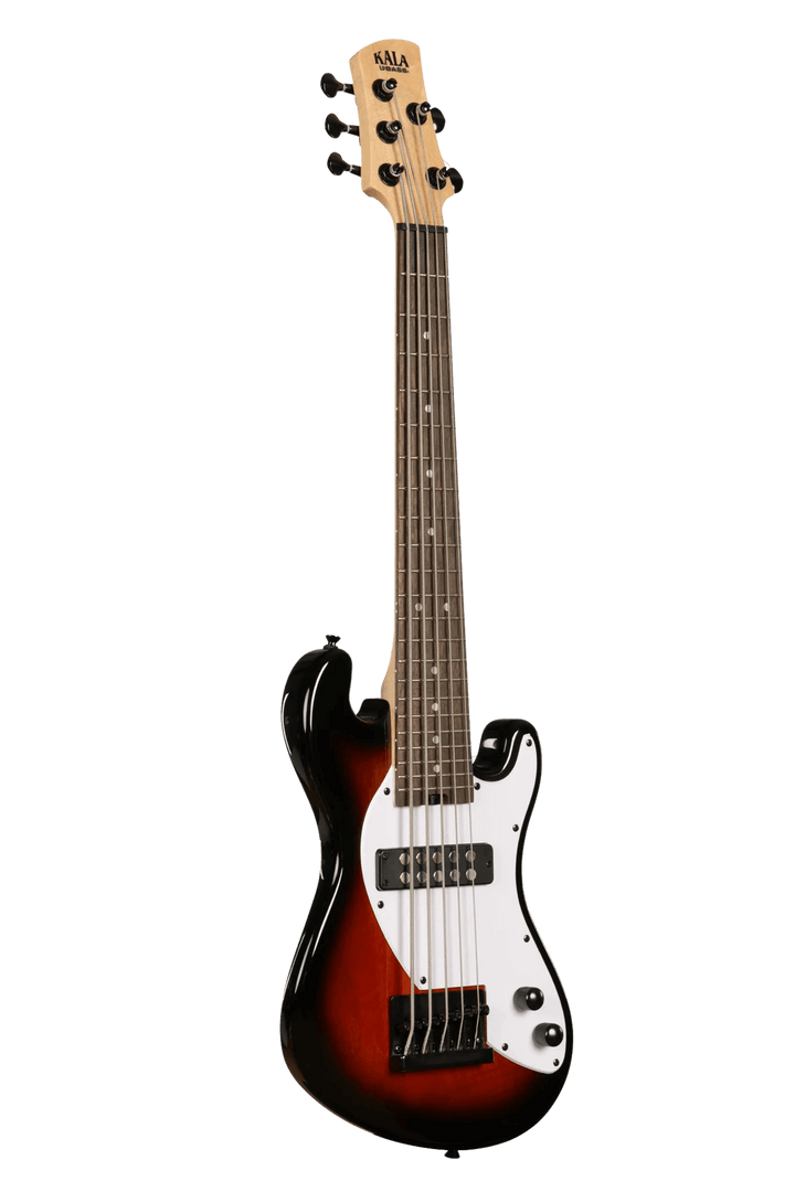 Ubass Kala Solid Body 5-String Tobacco Sunburst - Bajo Eléctrico | Inspirado en la serie original California U•BASS®, este innovador bajo de escala corta ofrece una nueva visión del U•BASS®. El U•BASS® de cuerpo sólido de Kala presenta una elegante forma