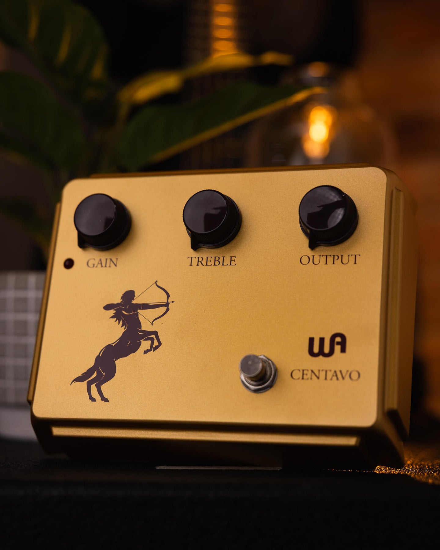WA Centavo ギターエフェクター ゴールド Warm Audio Centavo WA-CV - Pedal de Overdrive de Guitarra