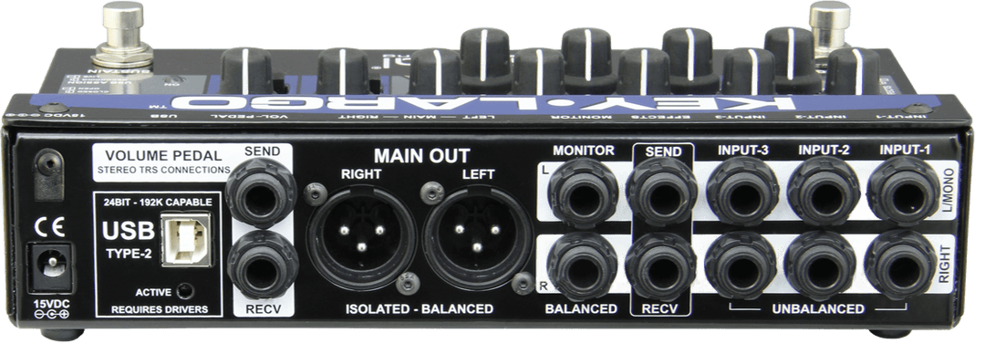 Radial Key Largo - Mezclador de Teclado con Pedal Sustain Integrado