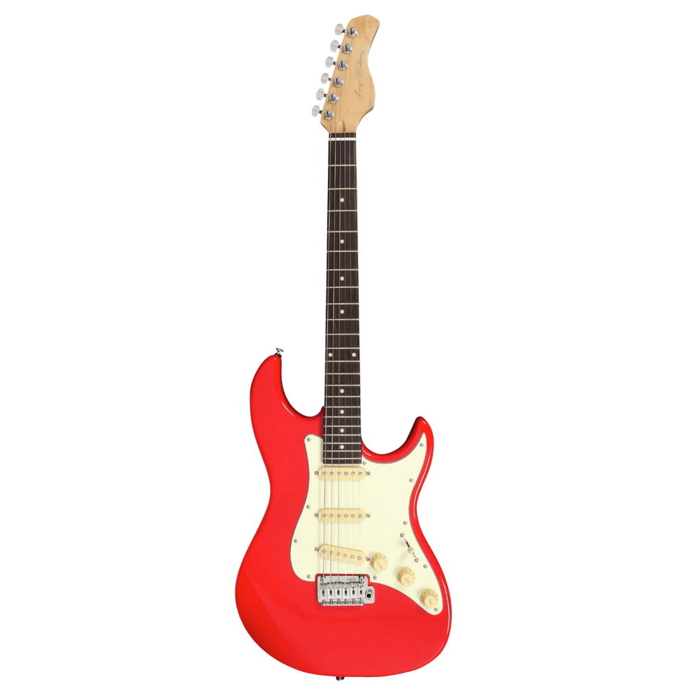 Sire S3 SSS Dakota Red - Guitarra Eléctrica | La guitarra eléctrica tradicional en forma de S se mejora con especificaciones electrónicas y de hardware diseñadas por Larry Carlton para adaptarse a la mayoría de los estilos de guitarra, desde el clásico ha
