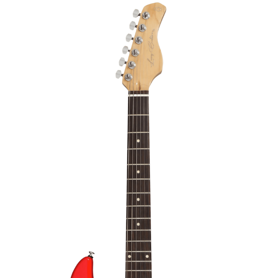 Sire S3 SSS Dakota Red - Guitarra Eléctrica | La guitarra eléctrica tradicional en forma de S se mejora con especificaciones electrónicas y de hardware diseñadas por Larry Carlton para adaptarse a la mayoría de los estilos de guitarra, desde el clásico ha