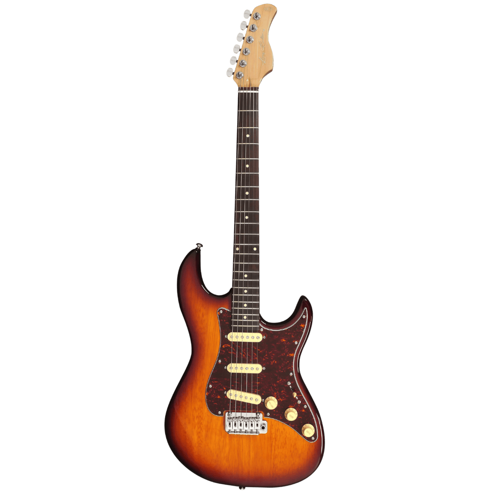 Sire S3 SSS Tobacco Sunburst - Guitarra Eléctrica | La guitarra eléctrica tradicional en forma de S se mejora con especificaciones electrónicas y de hardware diseñadas por Larry Carlton para adaptarse a la mayoría de los estilos de guitarra, desde el clás
