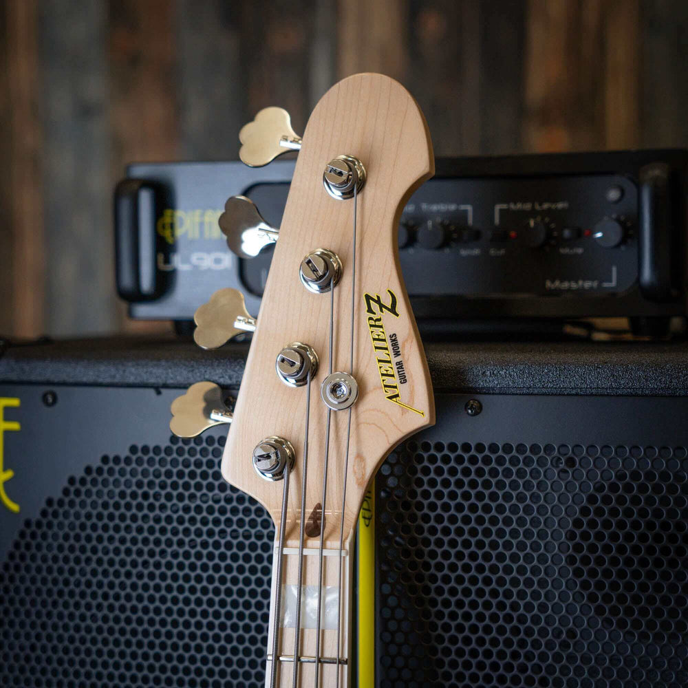 Atelier Z M-245 Natural 2023 - Bajo Eléctrico | Diseñados y construidos en Tokyo, Japón, la serie Magnitude de Atelier Z tiene un sonido característico y ortodoxo que se adapta a todos los estilos de música del en donde se pueda desempeñar jazz bass, tamb