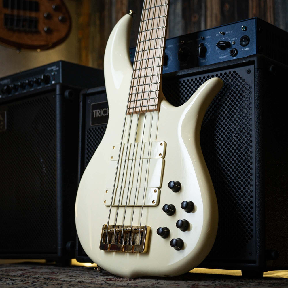 F Bass BN5 Olympic White 2018 - Bajo Eléctrico | The BN series is the product of 40+ years of F Bass evolution. While it has roots stemming from the original Jazz Bass, it has slowly morphed into our signature sound, feel, and look. The BN series’ voice l