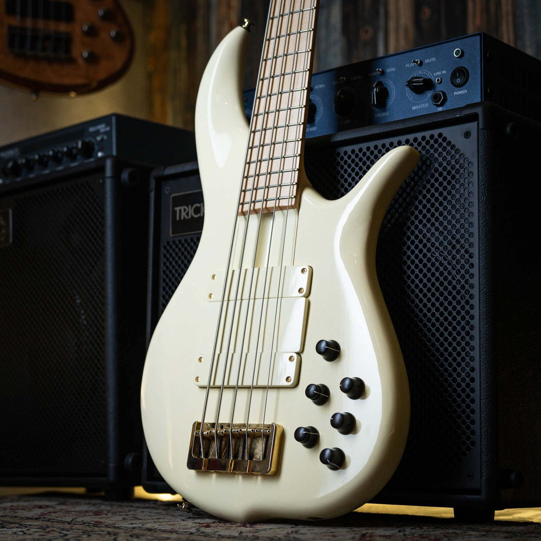 F Bass BN5 Olympic White 2018 - Bajo Eléctrico | The BN series is the product of 40+ years of F Bass evolution. While it has roots stemming from the original Jazz Bass, it has slowly morphed into our signature sound, feel, and look. The BN series’ voice l
