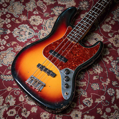 Fender Jazz Bass Custom Shop 64 Sunburst 2019 - Bajo Eléctrico