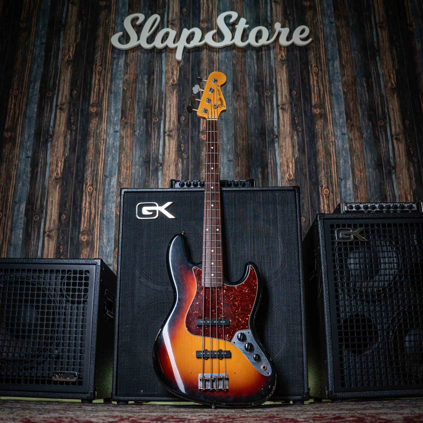 Fender Jazz Bass Custom Shop 64 Sunburst 2019 - Bajo Eléctrico