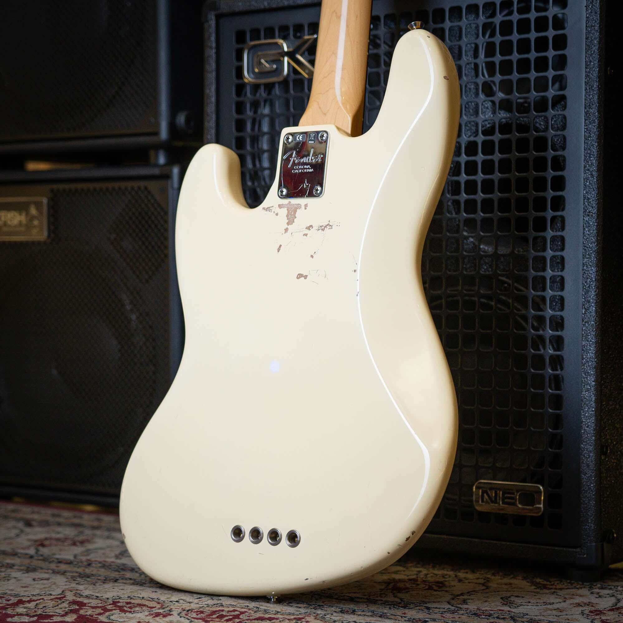 Fender Jazz Bass American Standard Olympic White 2011 - Bajo