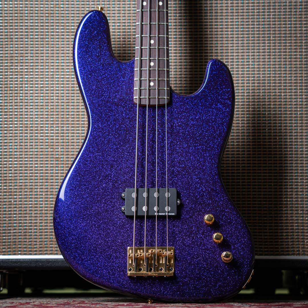 Fender Jazz bass Seymour Duncan SMB4 Sparkle Purple 1998 - Bajo Eléctrico