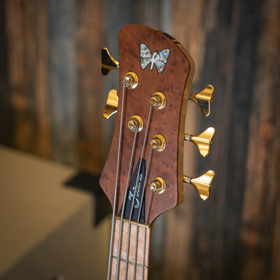 Fodera Imperial II 5 Elite Redwood Burl 2021 - Bajo Eléctrico
