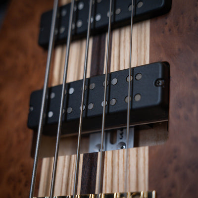 Fodera Imperial II 5 Elite Redwood Burl 2021 - Bajo Eléctrico