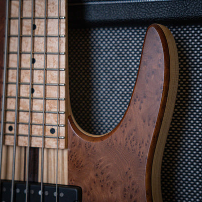Fodera Imperial II 5 Elite Redwood Burl 2021 - Bajo Eléctrico