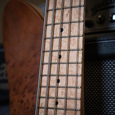 Fodera Imperial II 5 Elite Redwood Burl 2021 - Bajo Eléctrico
