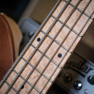 Fodera Imperial II 5 Elite Redwood Burl 2021 - Bajo Eléctrico