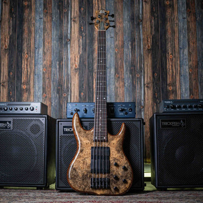 Ken Smith Hadrien Feraud Signature Buckeye Burl 2005 - Bajo Eléctrico