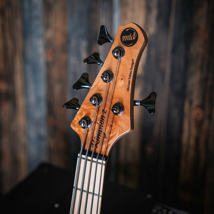 MTD Kingston Z5 Natural MarkBass Preamp - Bajo Eléctrico | Para el músico exigente que busca una apariencia y un sonido hechos a mano, tenemos la serie MTD Z, que incorpora muchos de los elementos de diseño superiores presentes en los instrumentos MTD Han