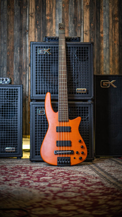 NS Design CR5 Radius Amber w/ Electric Piezo 2014 - Bajo Eléctrico