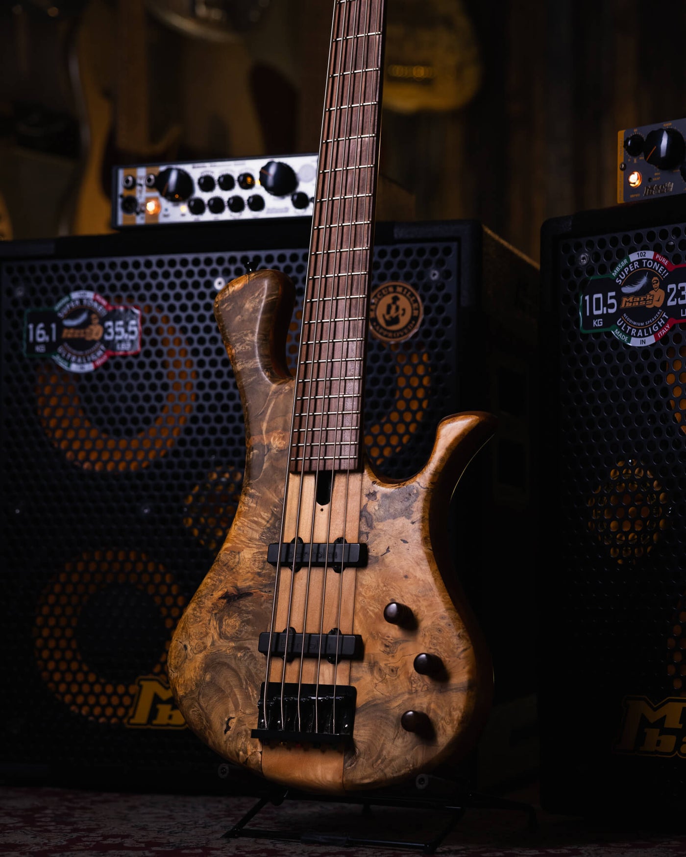 AYS Zero 5 Buckeye Burl 2007 - Bajo Eléctrico