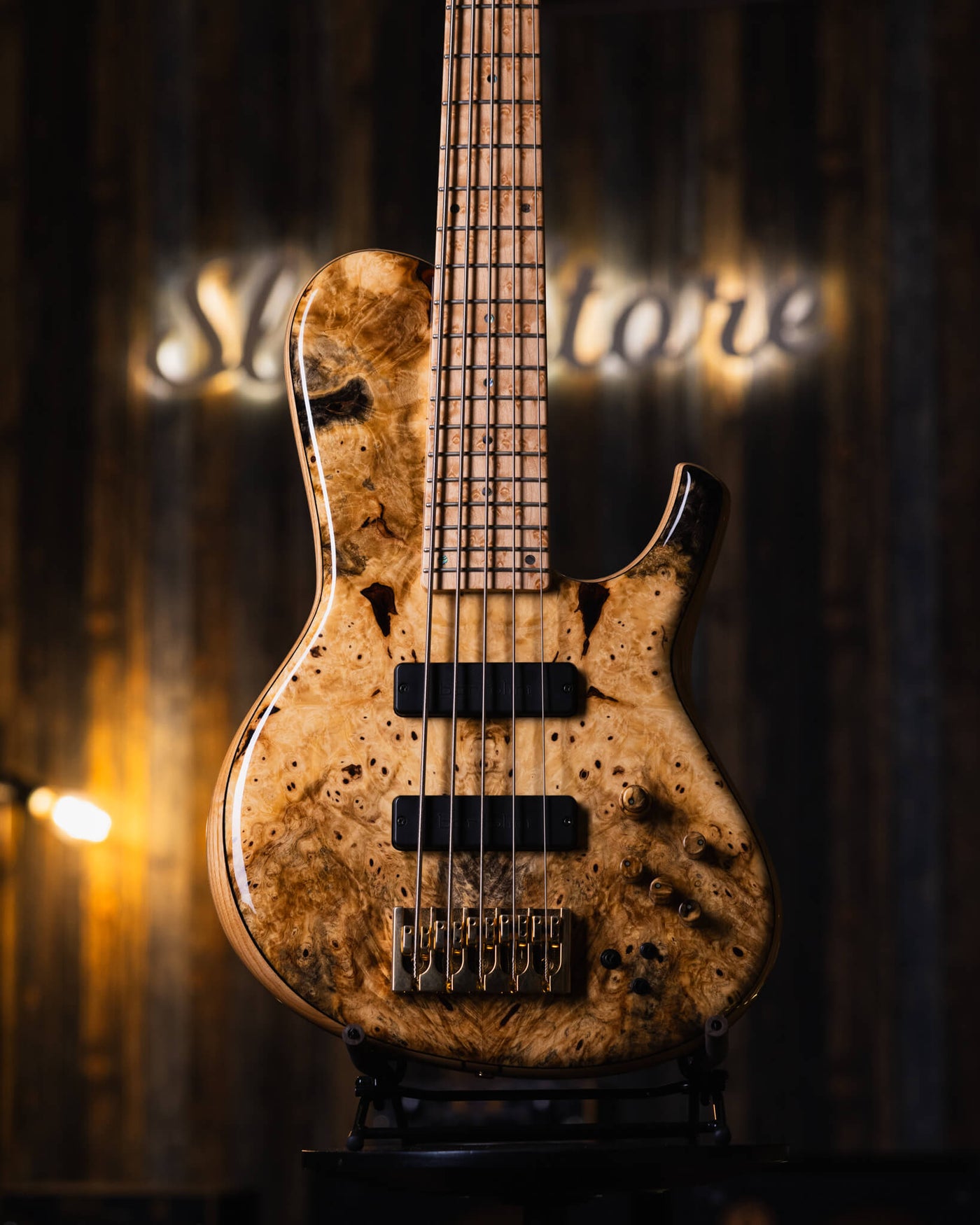 DTC Artist SCTA5 Buckeye Burl 2021 - Bajo Eléctrico