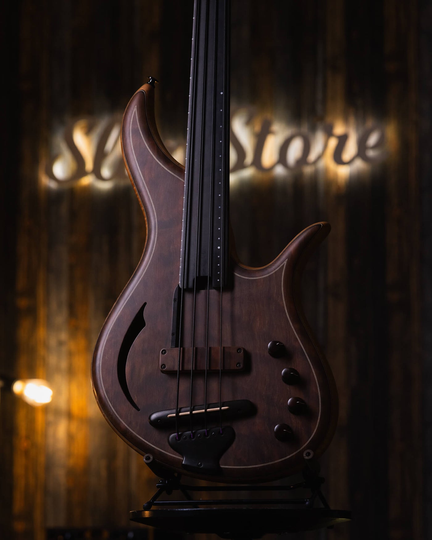 F Bass AC4 Figured Walnut 2021 - Bajo Eléctrico