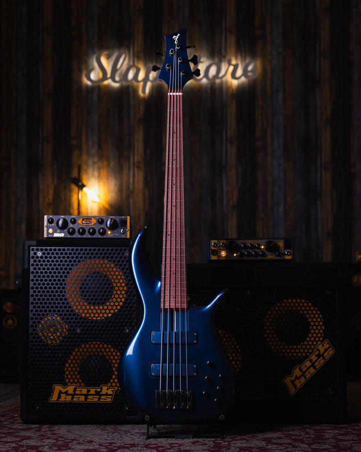 F Bass BN5 Iridescent Mermaid 2022 - Bajo Eléctrico | The BN series is the product of 40+ years of F Bass evolution. While it has roots stemming from the original Jazz Bass, it has slowly morphed into our signature sound, feel, and look. The BN series’ vo