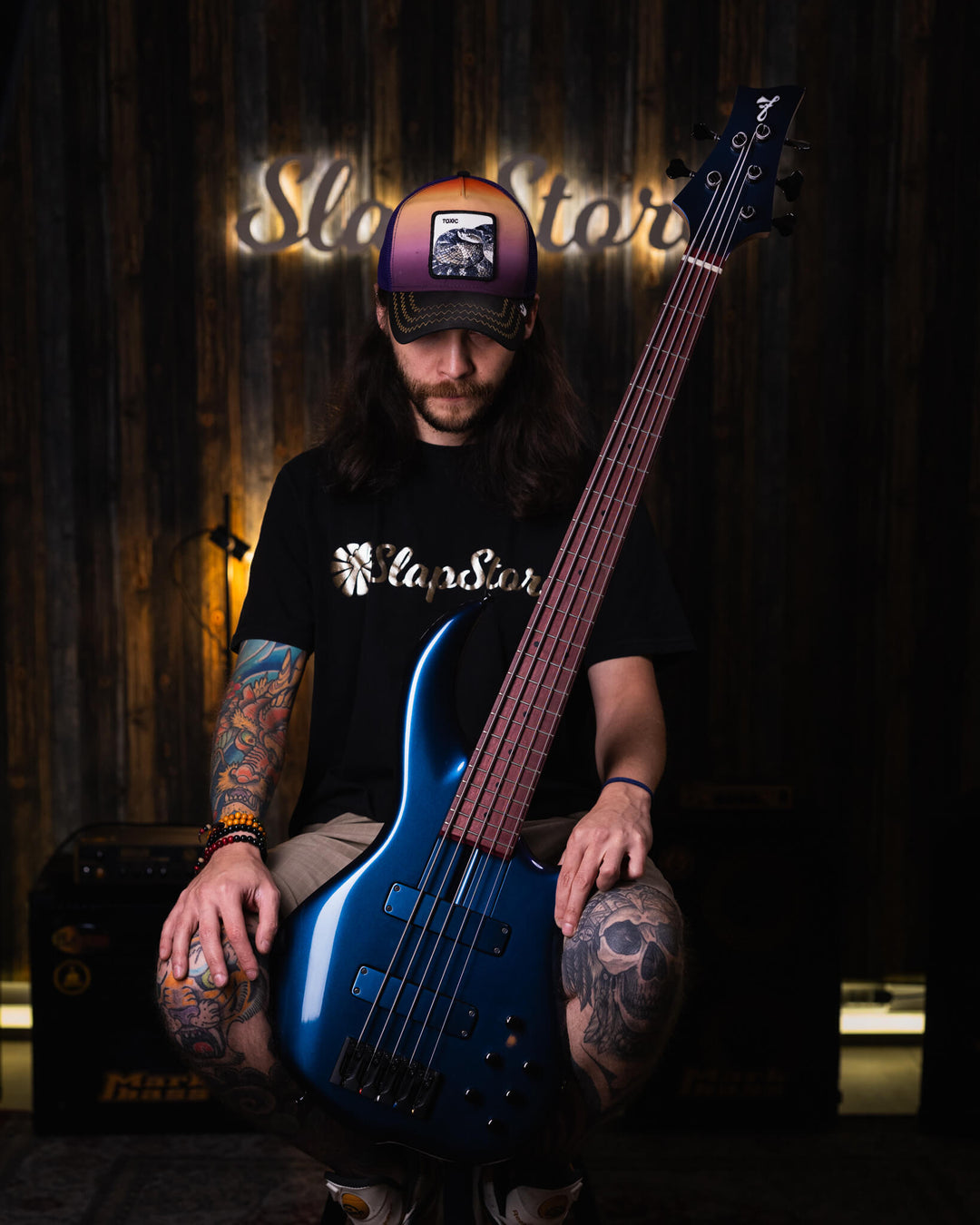 F Bass BN5 Iridescent Mermaid 2022 - Bajo Eléctrico | The BN series is the product of 40+ years of F Bass evolution. While it has roots stemming from the original Jazz Bass, it has slowly morphed into our signature sound, feel, and look. The BN series’ vo