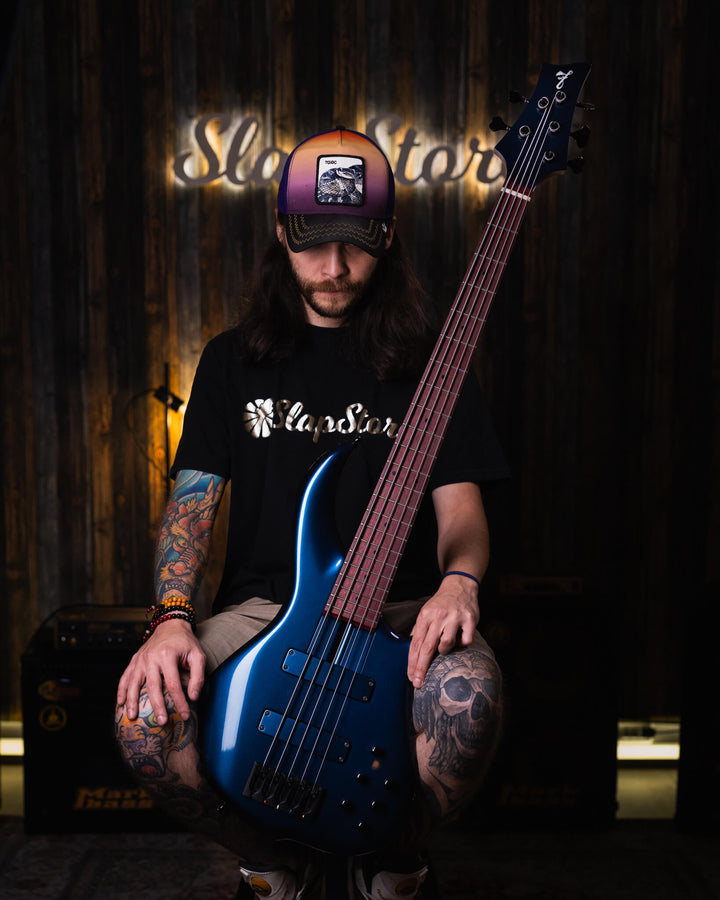 F Bass BN5 Iridescent Mermaid 2022 - Bajo Eléctrico | The BN series is the product of 40+ years of F Bass evolution. While it has roots stemming from the original Jazz Bass, it has slowly morphed into our signature sound, feel, and look. The BN series’ vo