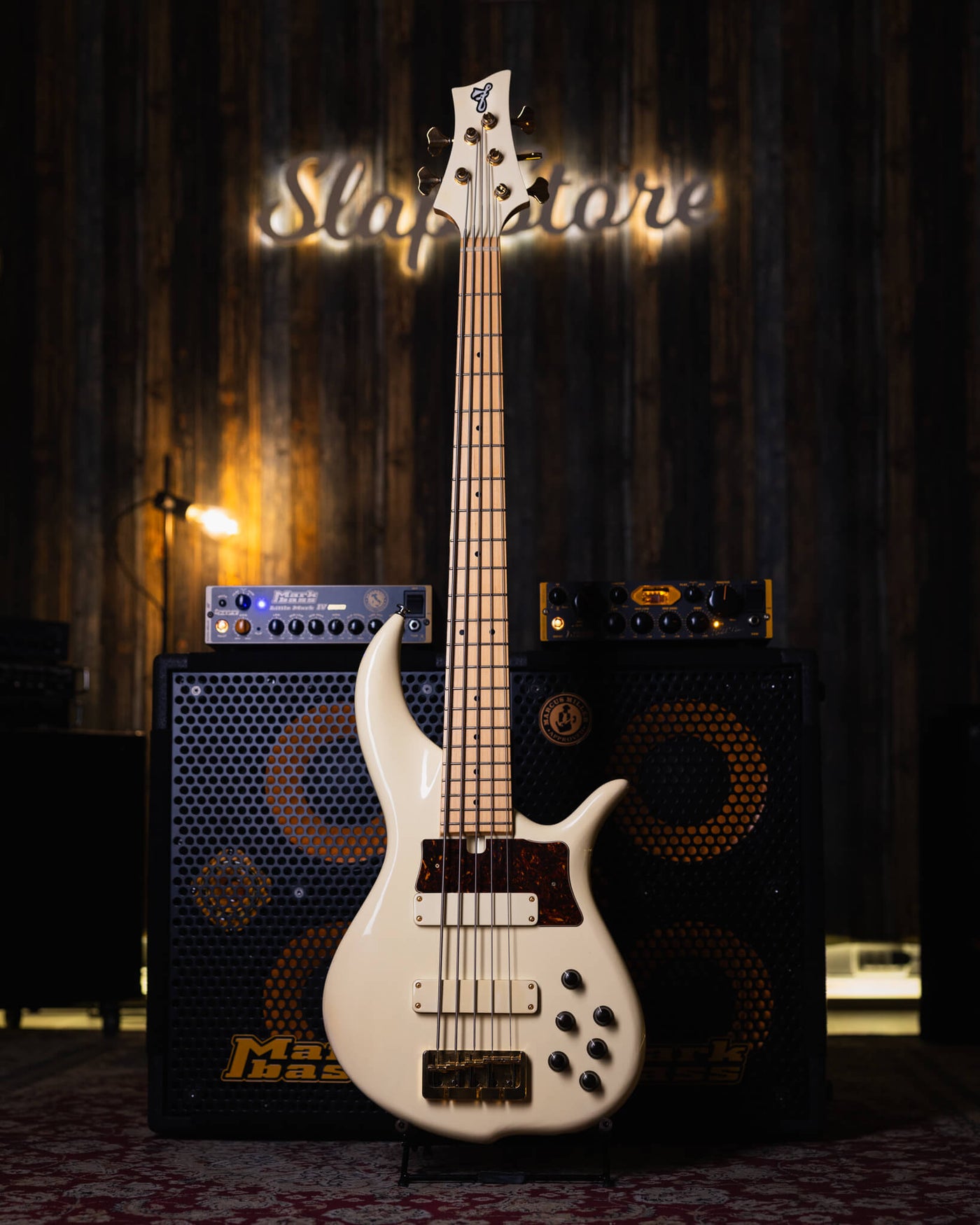F Bass BN5 Olympic White 2018 - Bajo Eléctrico