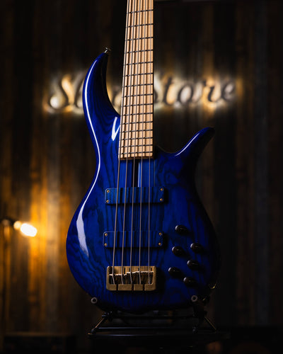 F Bass BN5 Transparent Blue 2017 - Bajo Eléctrico