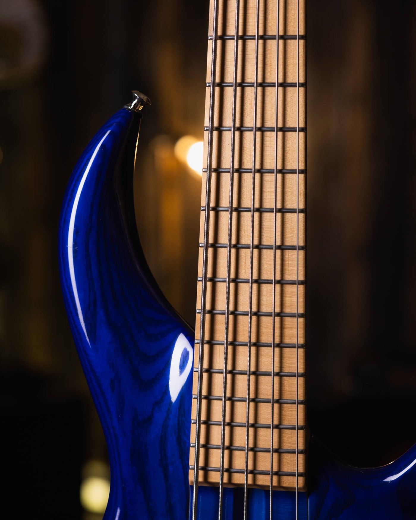 F Bass BN5 Transparent Blue 2017 - Bajo Eléctrico