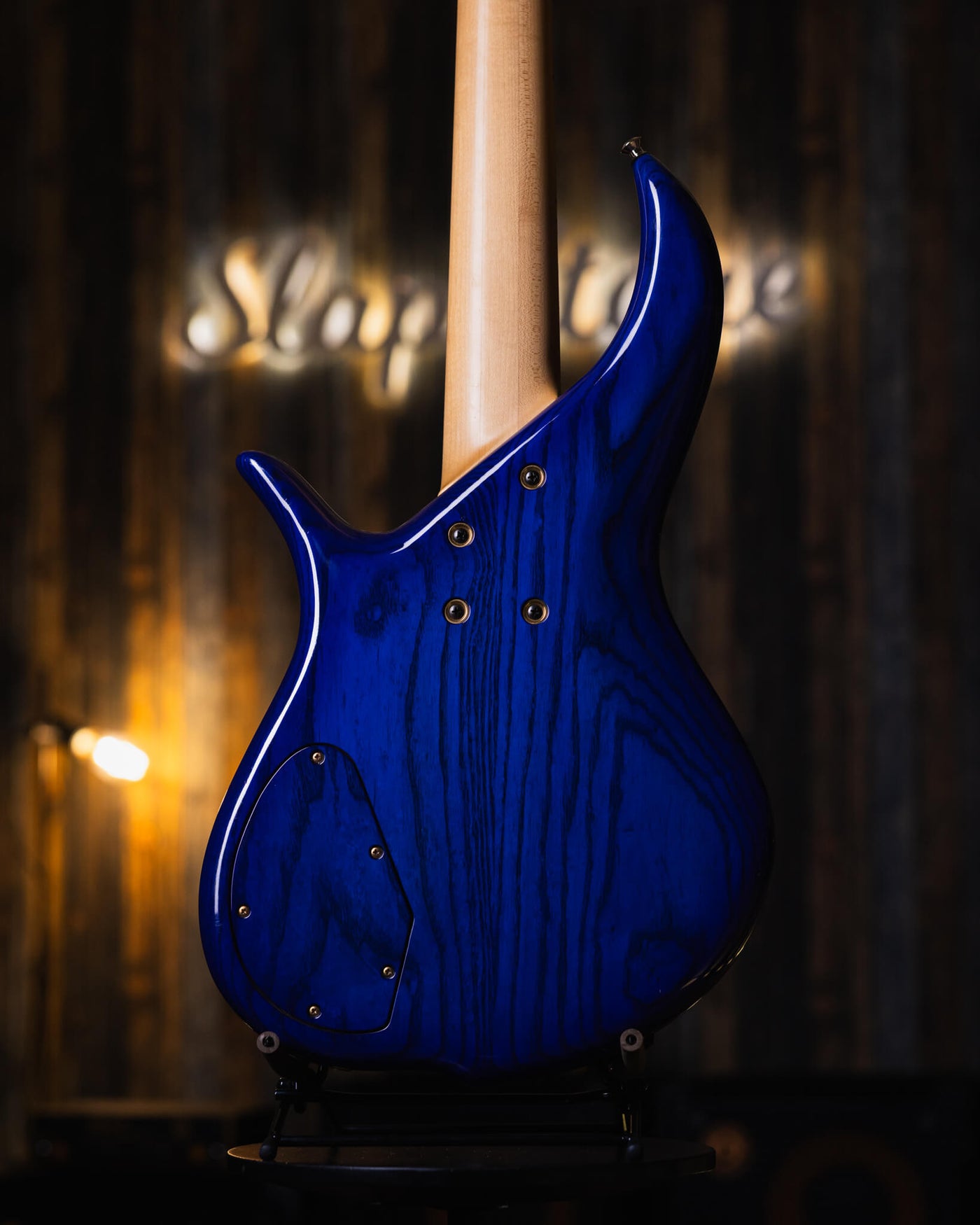 F Bass BN5 Transparent Blue 2017 - Bajo Eléctrico
