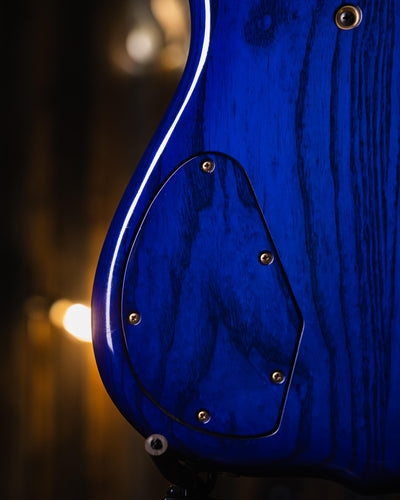 F Bass BN5 Transparent Blue 2017 - Bajo Eléctrico