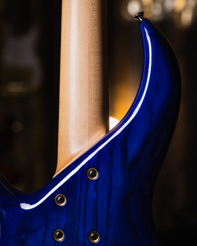 F Bass BN5 Transparent Blue 2017 - Bajo Eléctrico