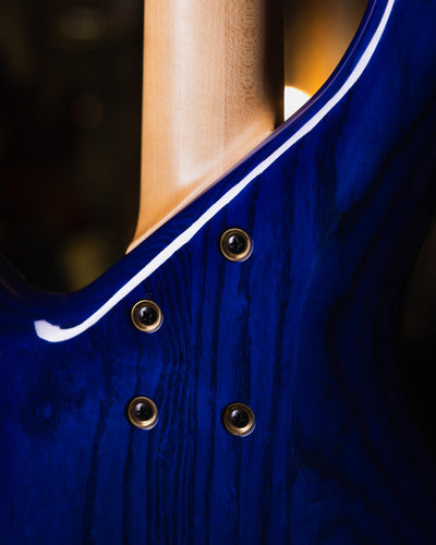 F Bass BN5 Transparent Blue 2017 - Bajo Eléctrico