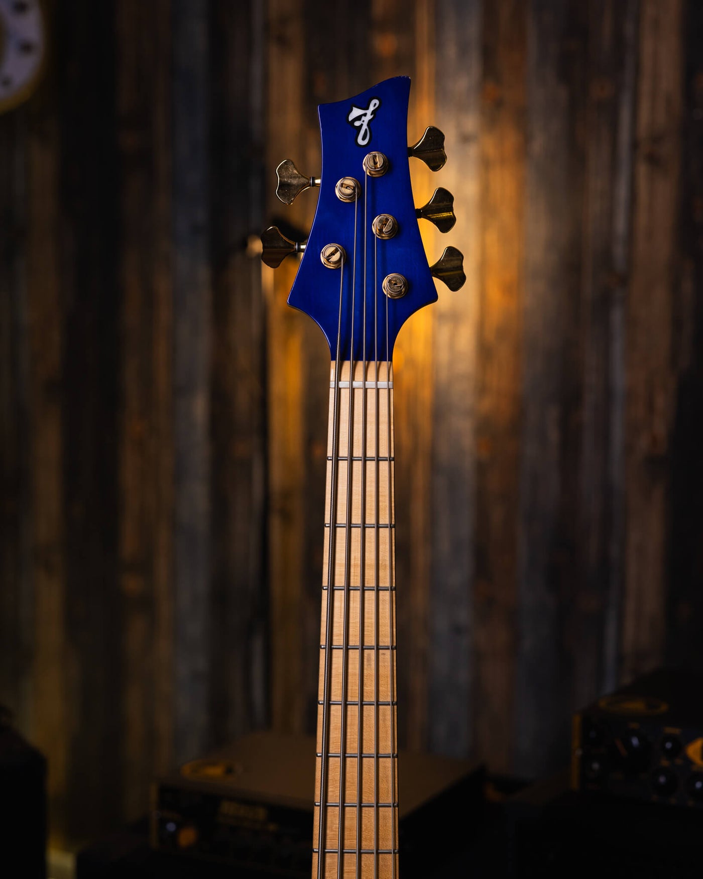 F Bass BN5 Transparent Blue 2017 - Bajo Eléctrico