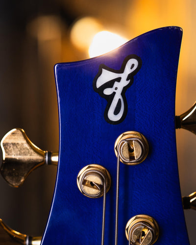 F Bass BN5 Transparent Blue 2017 - Bajo Eléctrico