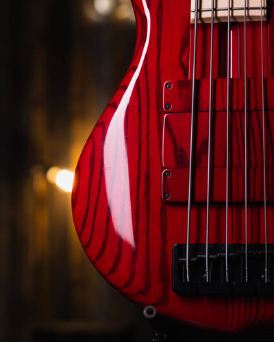 F Bass BN5 Transparent Red 2020 - Bajo Eléctrico