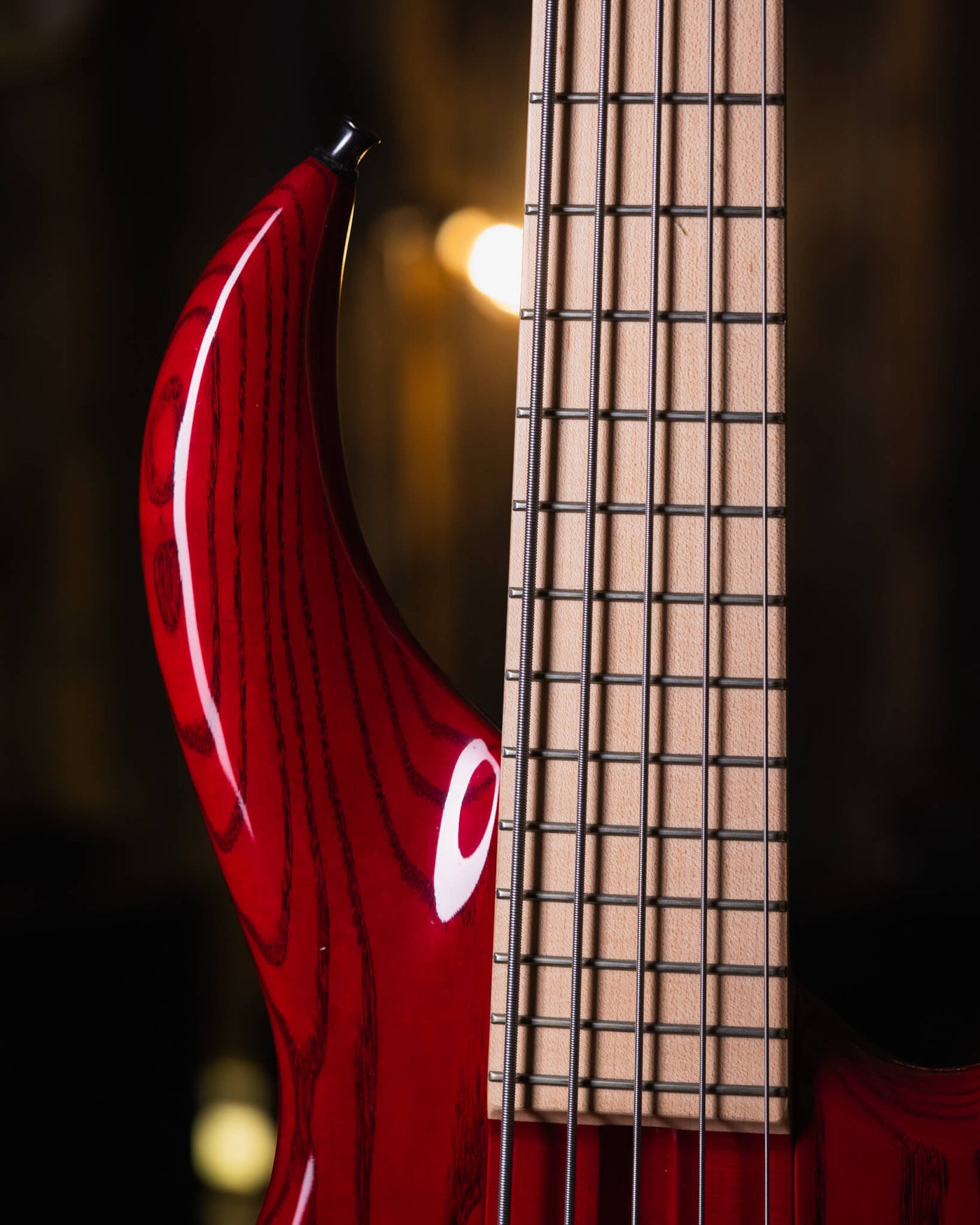 F Bass BN5 Transparent Red 2020 - Bajo Eléctrico