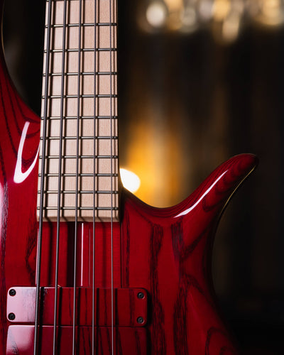 F Bass BN5 Transparent Red 2020 - Bajo Eléctrico