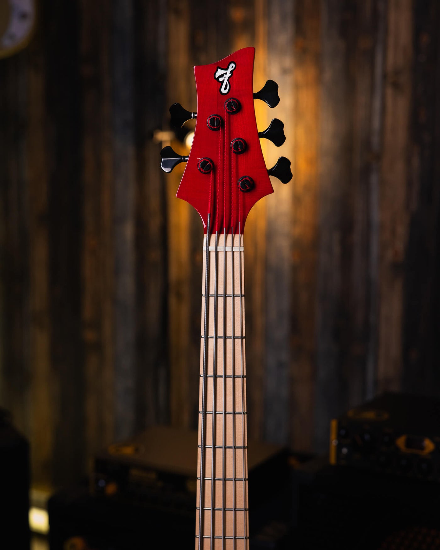 F Bass BN5 Transparent Red 2020 - Bajo Eléctrico