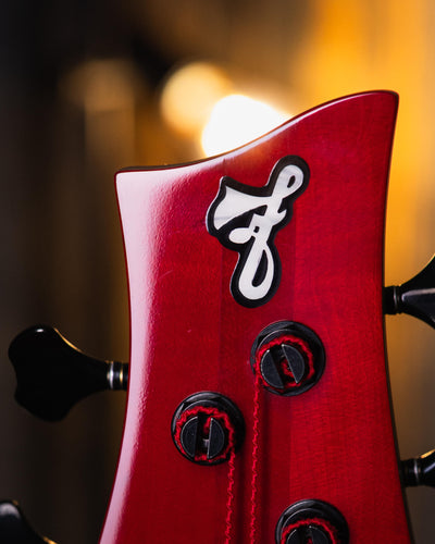 F Bass BN5 Transparent Red 2020 - Bajo Eléctrico
