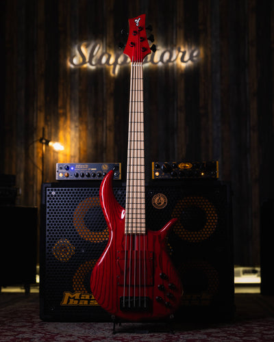 F Bass BN5 Transparent Red 2020 - Bajo Eléctrico
