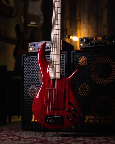 F Bass BN5 Transparent Red 2020 - Bajo Eléctrico