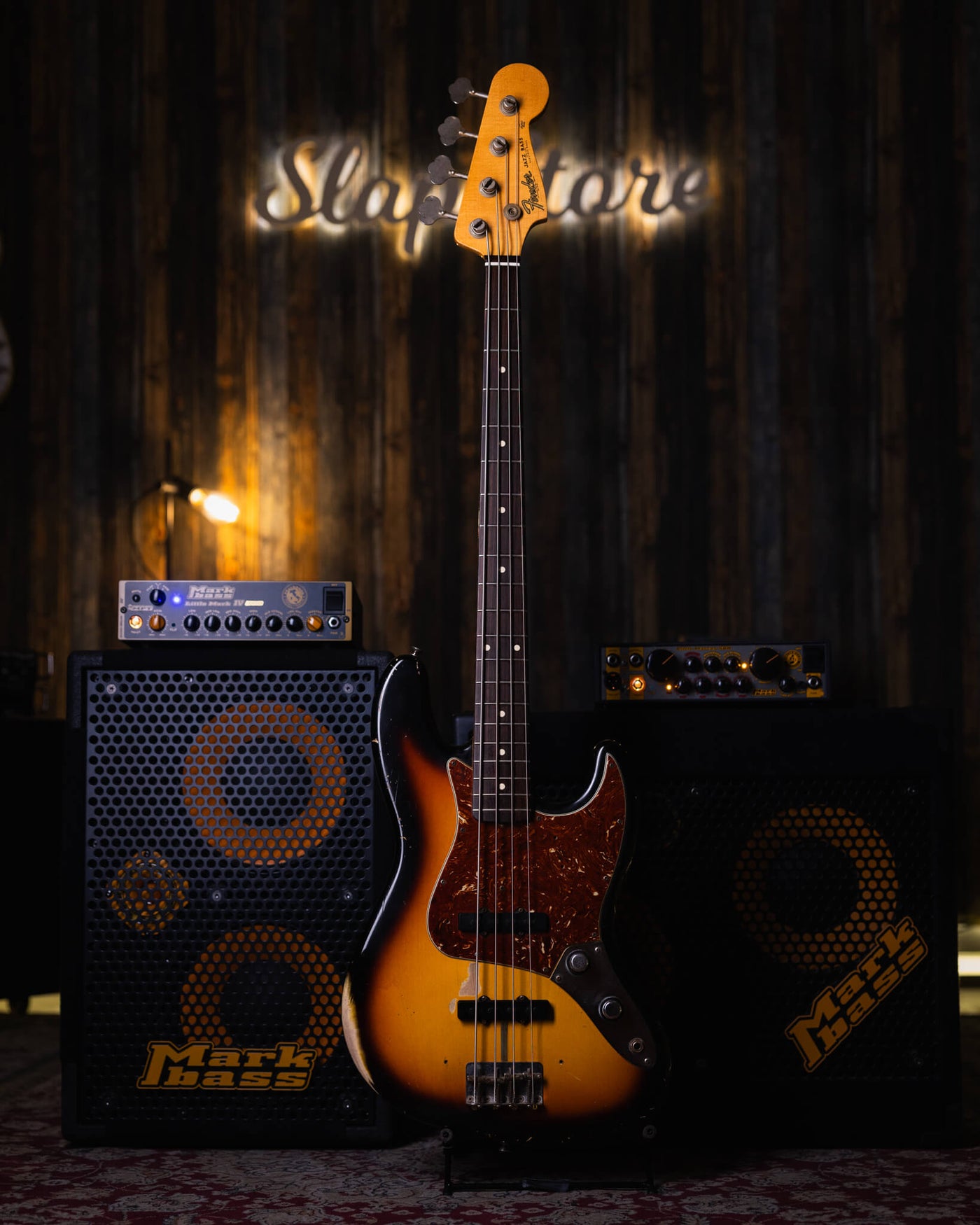 Fender Jazz Bass Custom Shop 1960 Relic Sunburst 2011 - Bajo Eléctrico