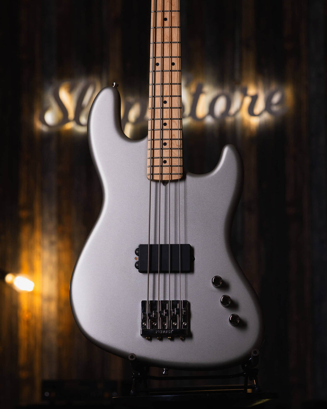 Fender Flea Signature Active Satin Inca Silver 2018 - Bajo